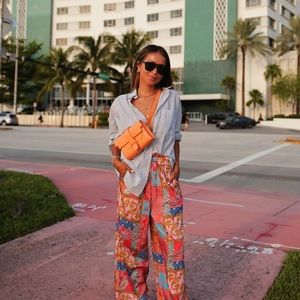 Senreve Aria Belt Bag, Orange Pebbled